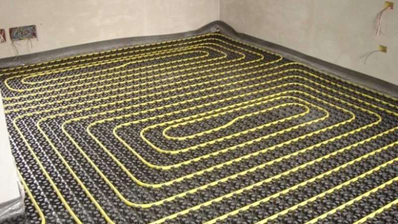 Pannelli radianti a pavimento