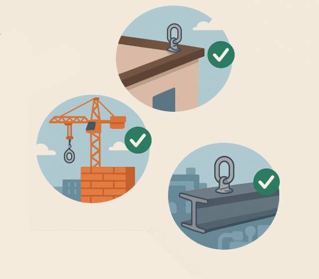 Scelta corretta del punto di ancoraggio