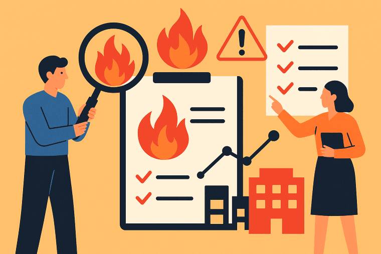Valutazione del rischio incendio | Parametri e responsabilità aziendali